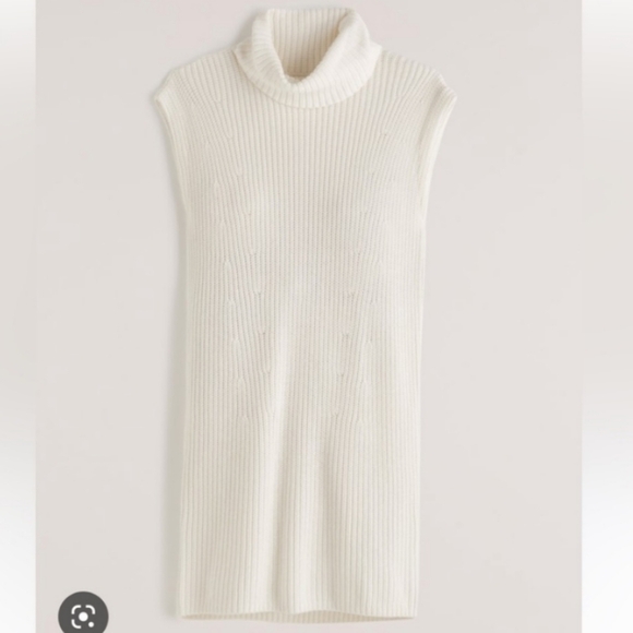 Abercrombie & Fitch turtleneck sleeveless sweater - Picture 1 of 4